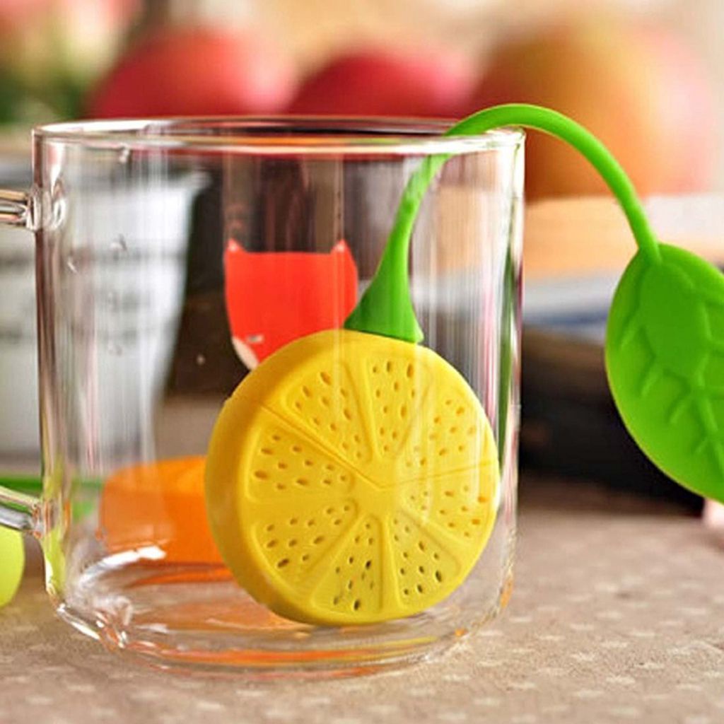 ELEGANT Heat-Resistant Tea Leaf Filter Easy Cleaning Tea Strainer Tea Infuser 1 pcs For Loose Tea Creative Tea Accessories Lemon Shape Brew Tea Tool Drinkware