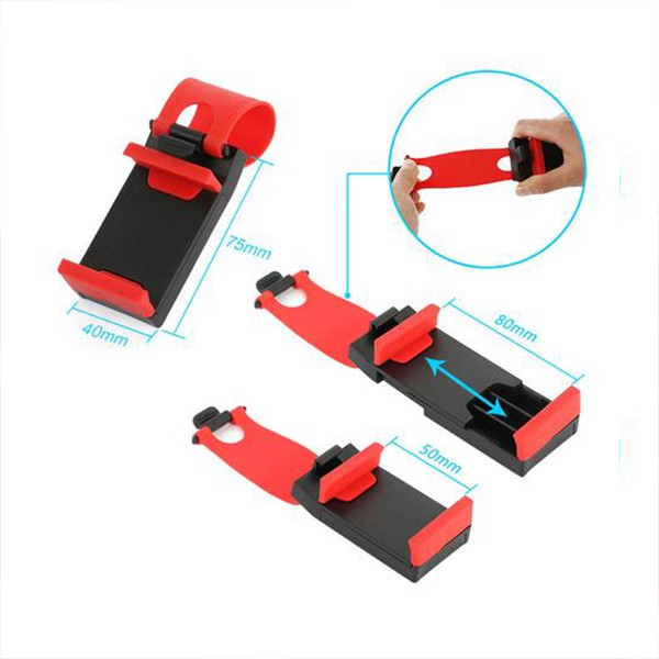 𝐏𝐑𝐀𝐊𝐓𝐈𝐒 Holder Mobil / Holder HP Stir Mobil / Jepitan HP Universal Anti Goyang