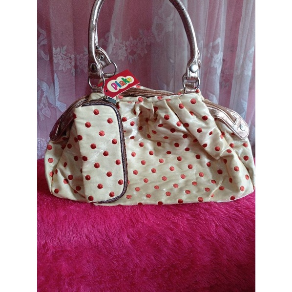 Tas / tas murah / tas wanita / tas lucu / polkadot / preloved