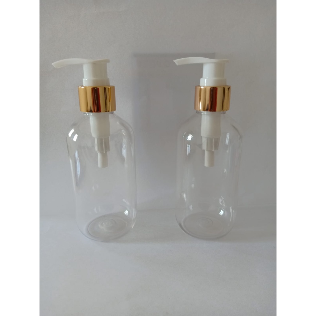 { paket isi  10pcs  } BOTOL SBR 200ML PUMPLOTION GOLD BODY NATURAL