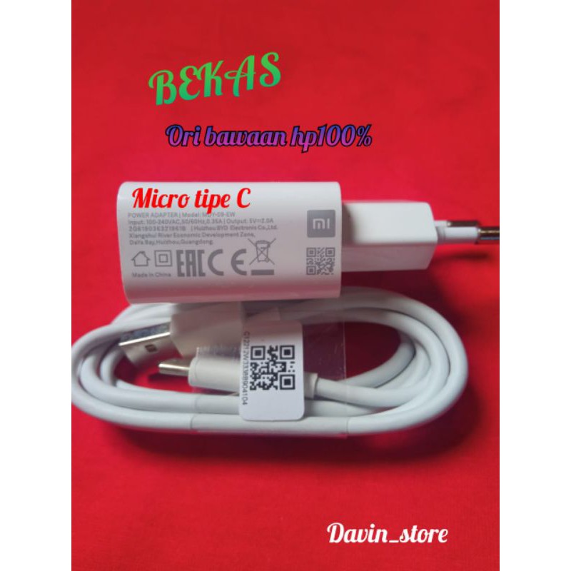 Charger Xiaomi note7 note8 redmi8 redmi9 ORI 100%