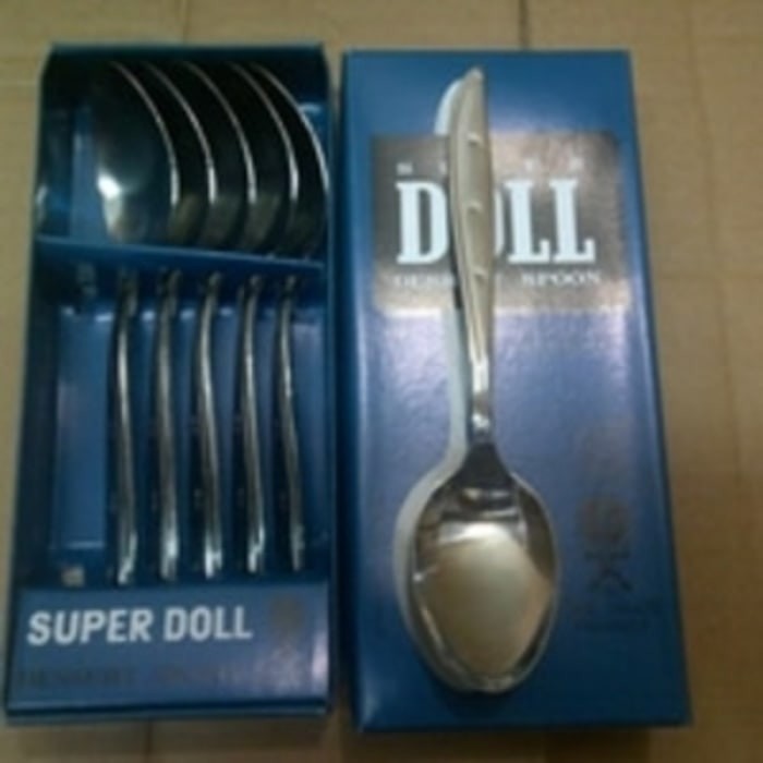 Sendok Doll Sendok Makan Super Doll Sendok Makan Tebal Sendok Doll Stainless Tebal Sendok Doll Ori