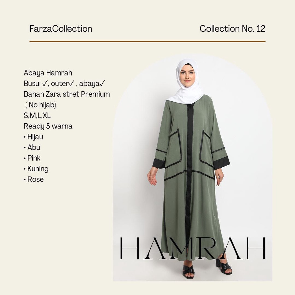 Abaya Hamrah By Farza Collection