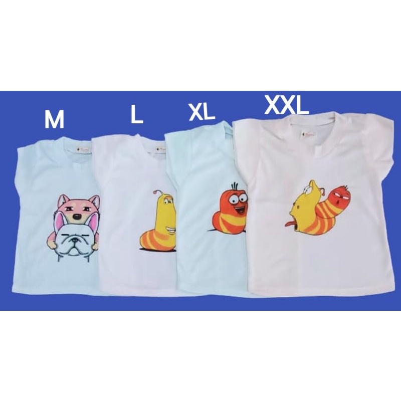 6Pc Kaos Oblong Bayi Anak Sehari hari 6 bln - 3thn Karakter Lucu / Singlet Oblong Bayi adem / Pakaian dalam bayi