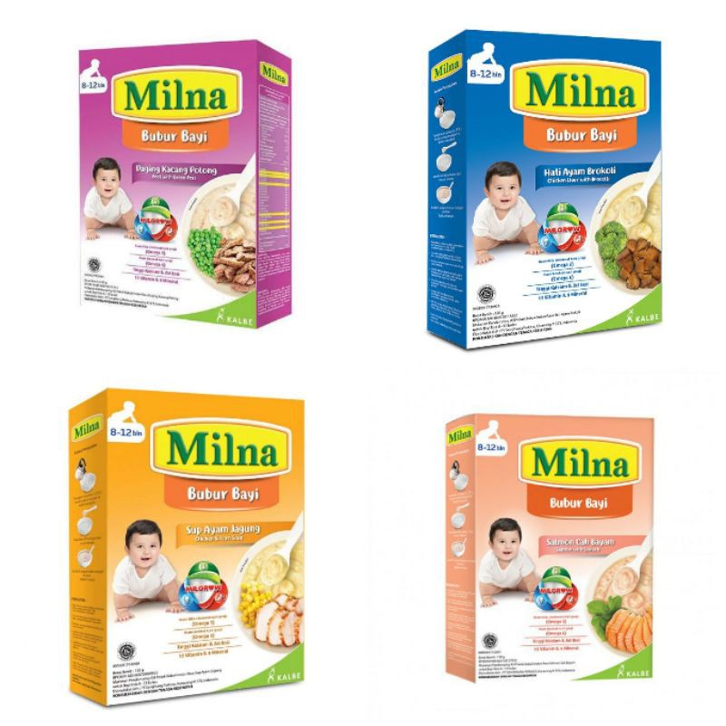 Milna 8+ Bubur Bayi -- [120 gr]