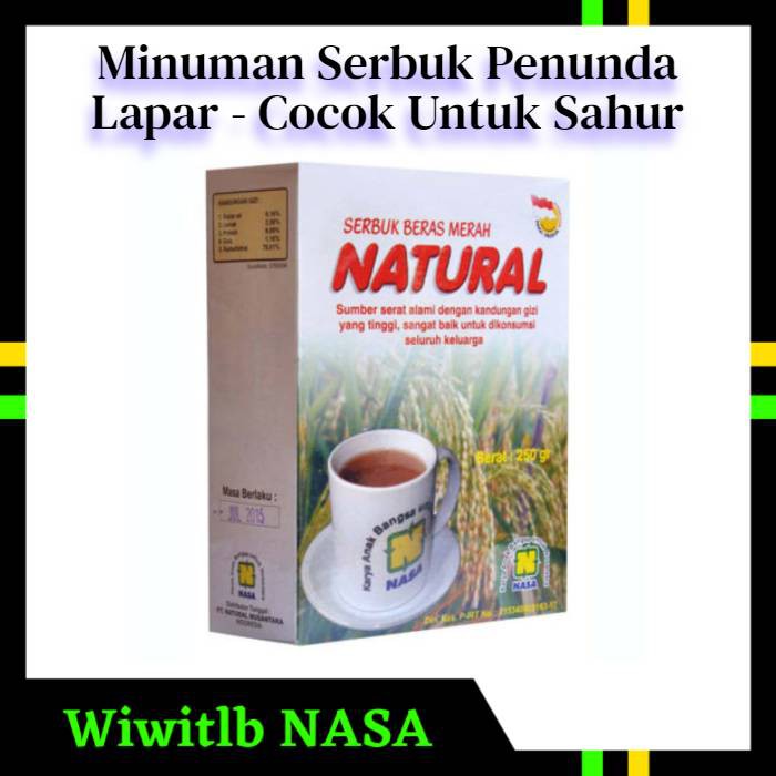

Serbuk Beras Merah Minuman Penunda Lapar 500 gr Cocok Untuk Sahur