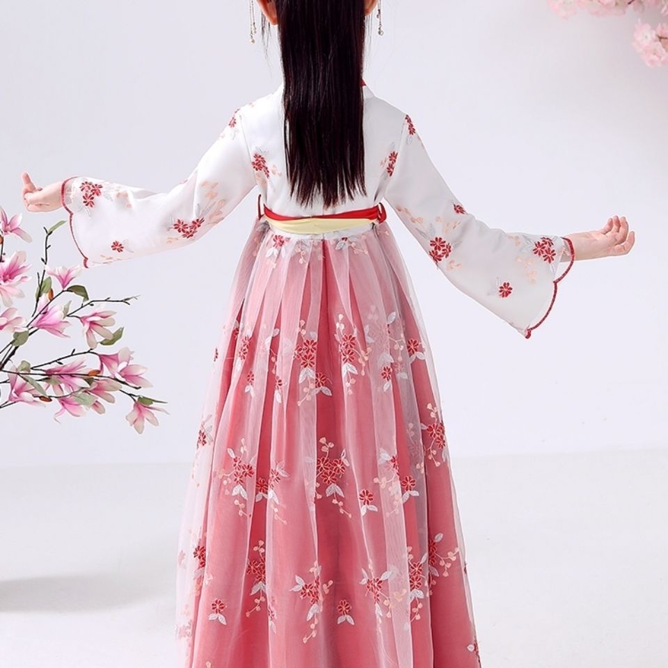 Children's Hanfu girls' spring and summer super FAIRY DRESS ancient clothes Chinese style children's