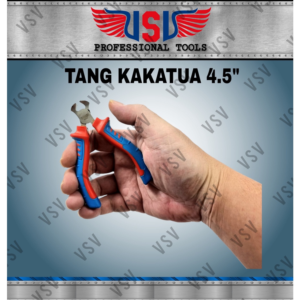 VSV Tang Mini 4.5&quot; Tang Kombinasi Lancip Potong Kakatua Mini Pliers 4.5inchi