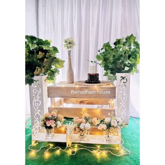 Sewa backdrop ulang tahun simple area cirebon