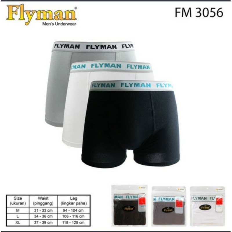 Celana Dalam Boxer Pria Flyman FM 3056