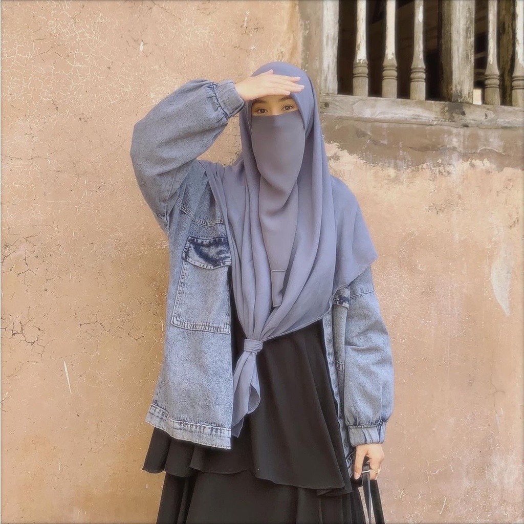JAKET DENIM SYAR'I BY ARUNA-3
