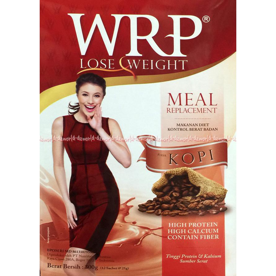 

WRP LOSE WEIGHT MEAL REPLACEMENT KOPI SUSU WRP RASA KOPI SUSU DIET