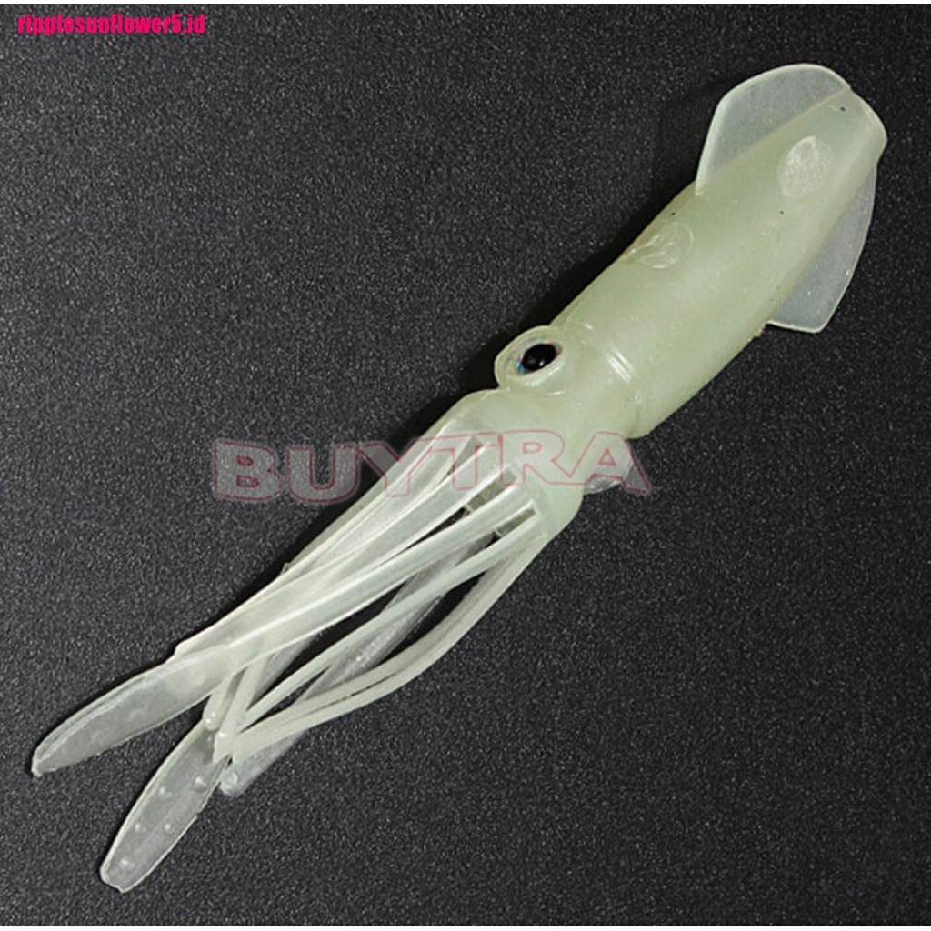 1pc Umpan Pancing Cumi-Cumi B2 Luminous Glow in The Dark Ukuran 4.3 &quot;