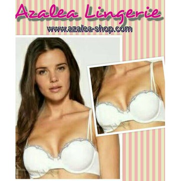 Bra DKNY White with soft lace