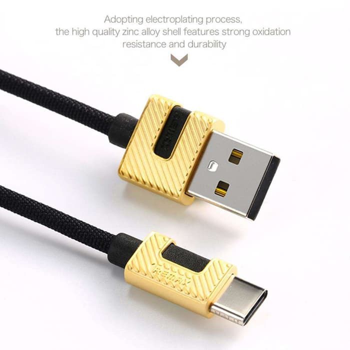 Remax METAL DATA CABLE 2.4A RC-089 a Type C