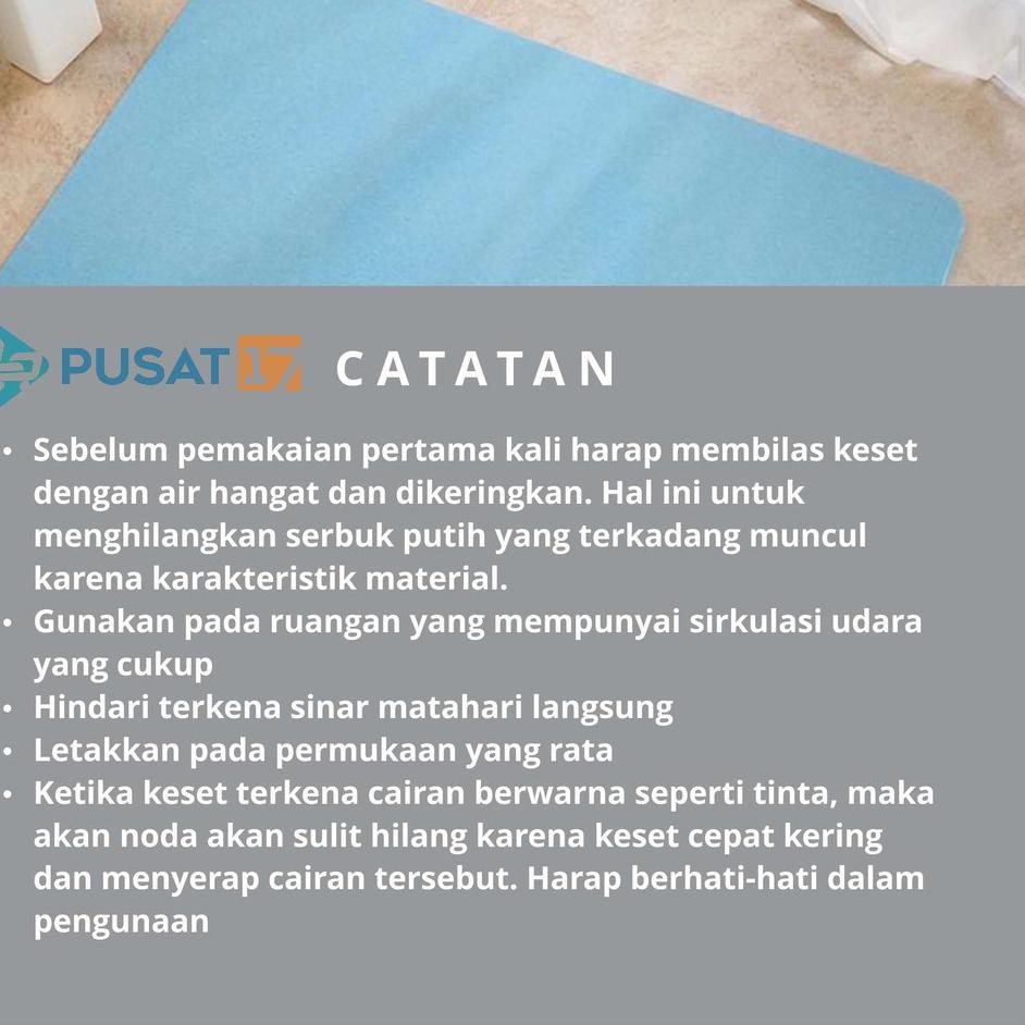 Jajanan Thr Keset Kamar Mandi Diatomite 60x39 Cm Keset Kaki Anti Slip Cepat Kering Anti Bakteri Ke Shopee Indonesia