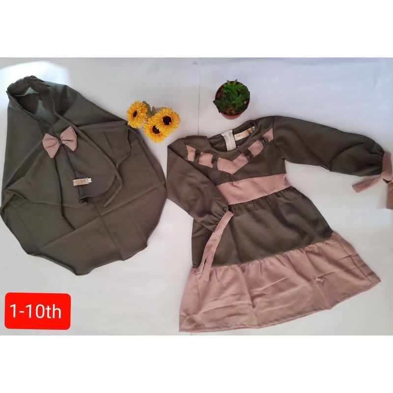 Gamis anak / gamis syari anak / baju muslim anak