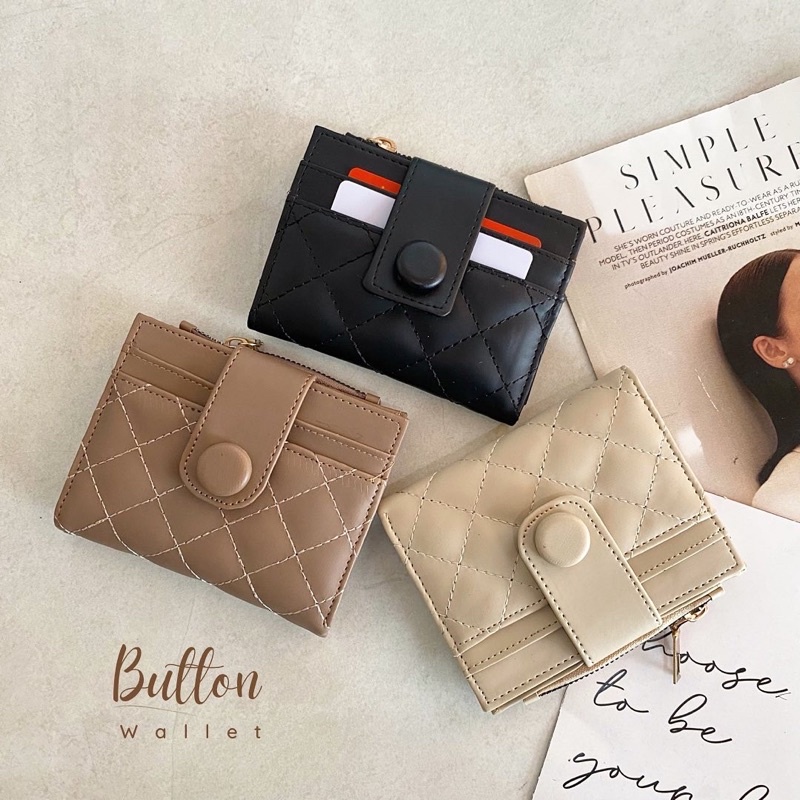 BUTTON WALLET / DOMPET LIPAT / DOMPET WANITA