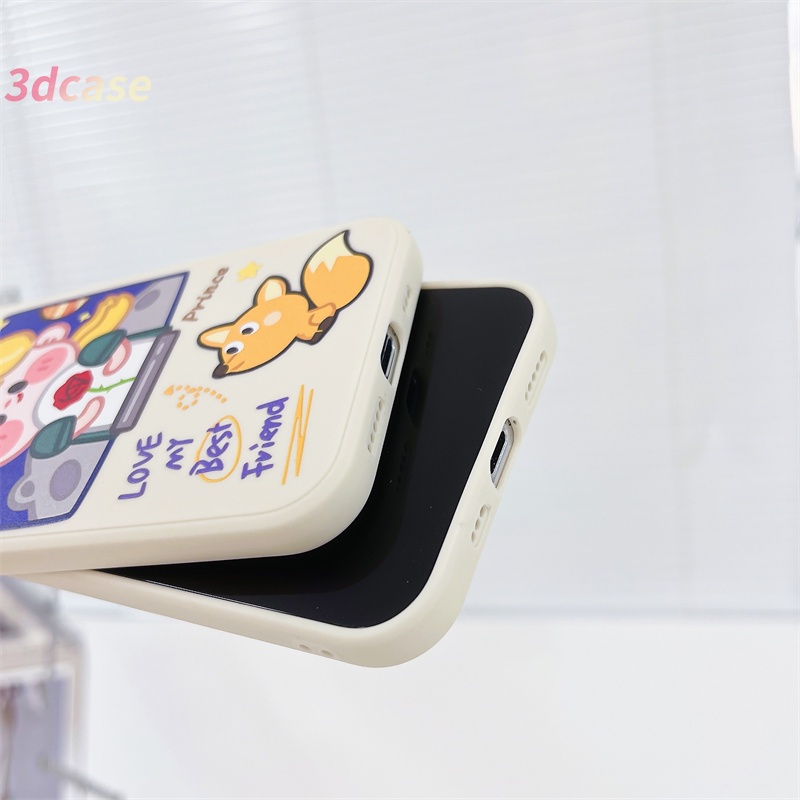 Casing Xiaomi Redmi Note 9 8 10 10S 9 PRO MAX 9S Xiaomi Redmi POCO X3 NFC X3 PRO M3 Redmi 9 9C NFC 9A 9i 9T 9 PRO Power 10X POCO M2 PRO A16 A74 A15 VIVO Motif Couples Cartoon Princess Anti-fall Case