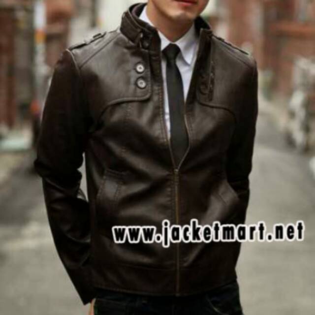 GBR 510 jaket semi kulit pria