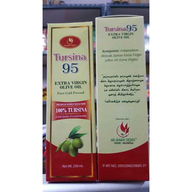 

Minyak Zaitun TURSINA 95 Extra Virgin Oil 250 ml