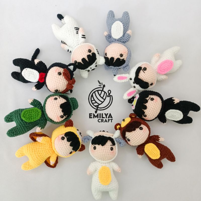 Boneka Rajut Exo ( Exo Amigurumi ) K-pop Exo