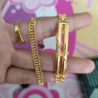  Gelang  Emas  24 karat kadar 99 9 10 gram  Shopee Indonesia