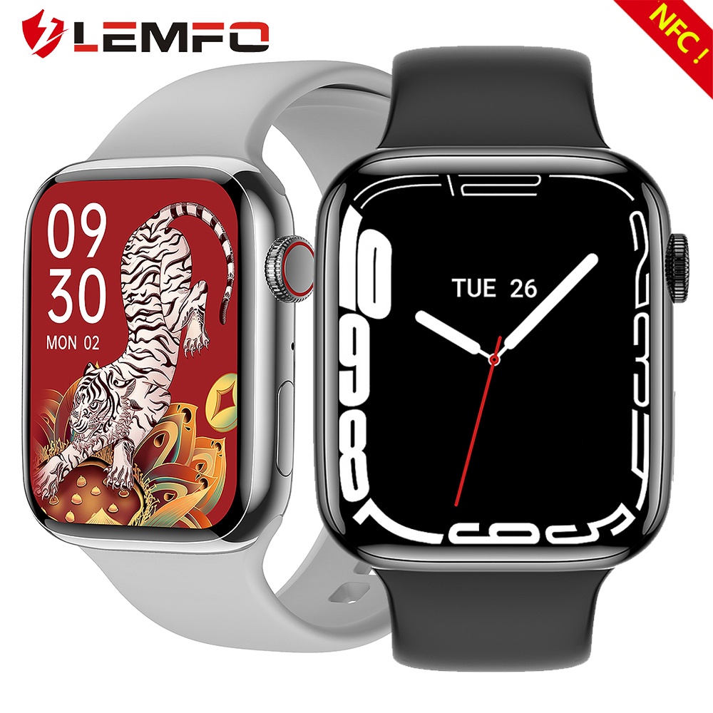 Original Smartwatch Series 7 PD7 Max iwo 14 pro NFC Bluetooth Call Custom Dial 1.8 Inch 420*360 Full