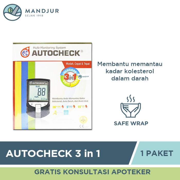 Diagn | Autocheck 3In1 Alat Test Kolesterol, Gula Darah, Asam Urat