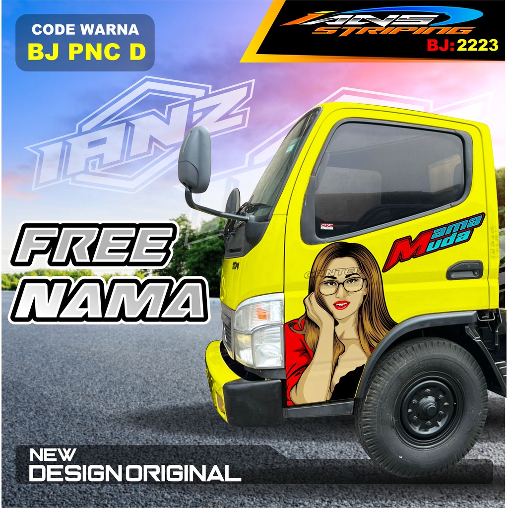 STIKER VARIASI PINTU TRUK FUSO RAGASA / DECAL PINTU DUMTRUK  / STIKER MOBIL TRUK / STIKER PINTU TRUK KEREN