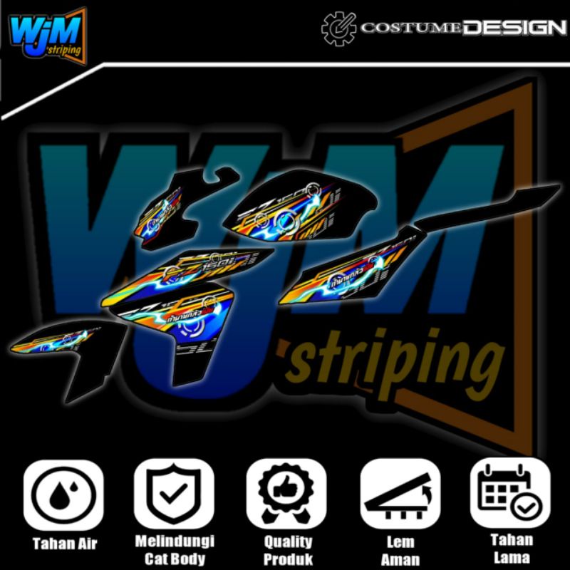 STRIPING TRANSPARAN VIXION NEW NVL FZ150i