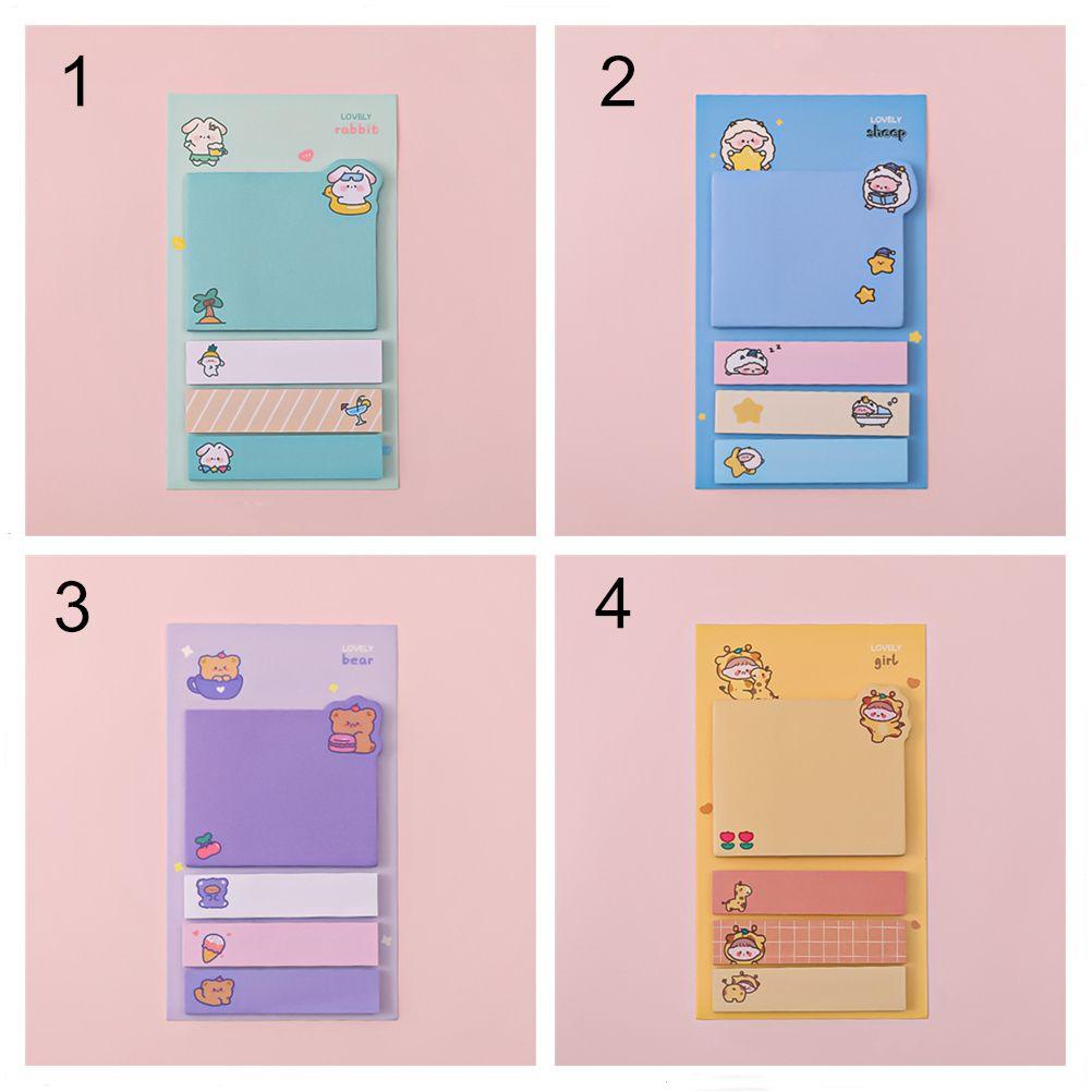 Suyo 80lembar Sticky Notes Kawaii Kartun Animal N Times Paper Planner Stiker