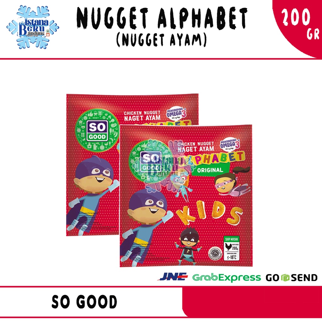 

So Good chicken nugget alphabet 200gr