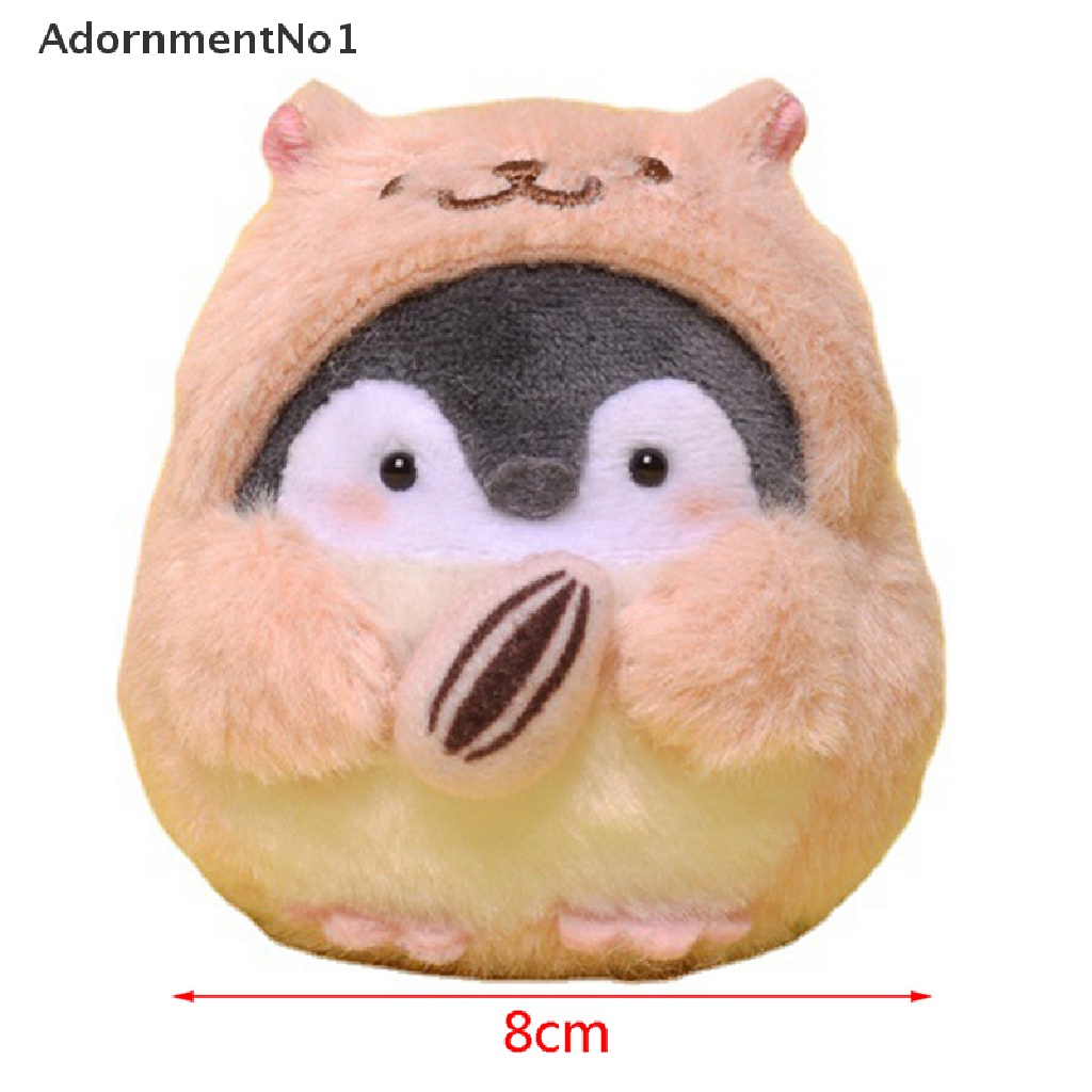 (AdornmentNo1) Gantungan Kunci Boneka Plush Penguin / Hamster Lucu