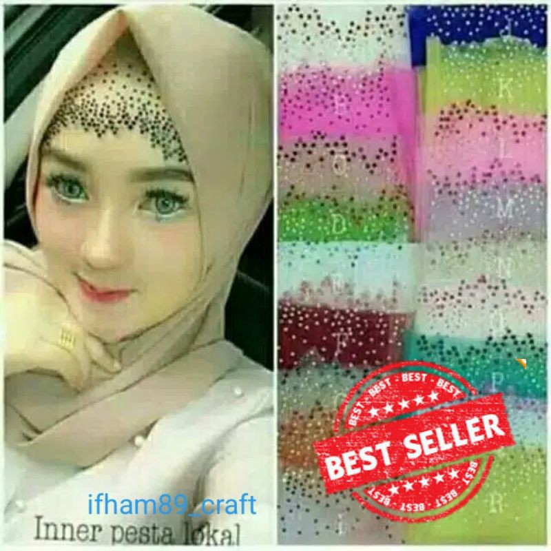CIPUT PENGANTIN/INNER TILE PESTA/DALEMAN HIJAB