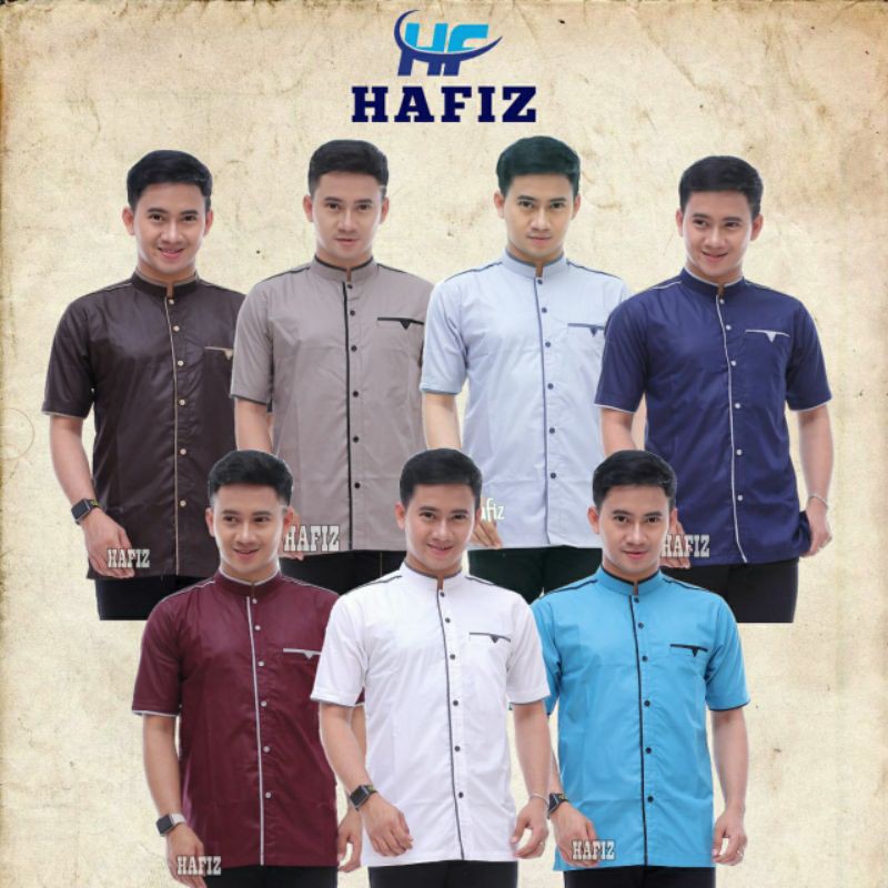 Kemko hafiz motif polos /seragam hadroh