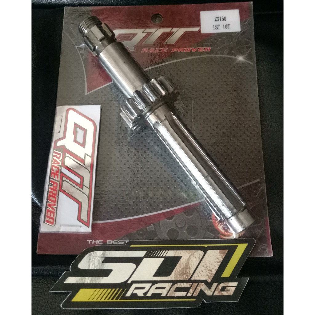 as rasio ninja 150 gigi 1 16T QTT racing