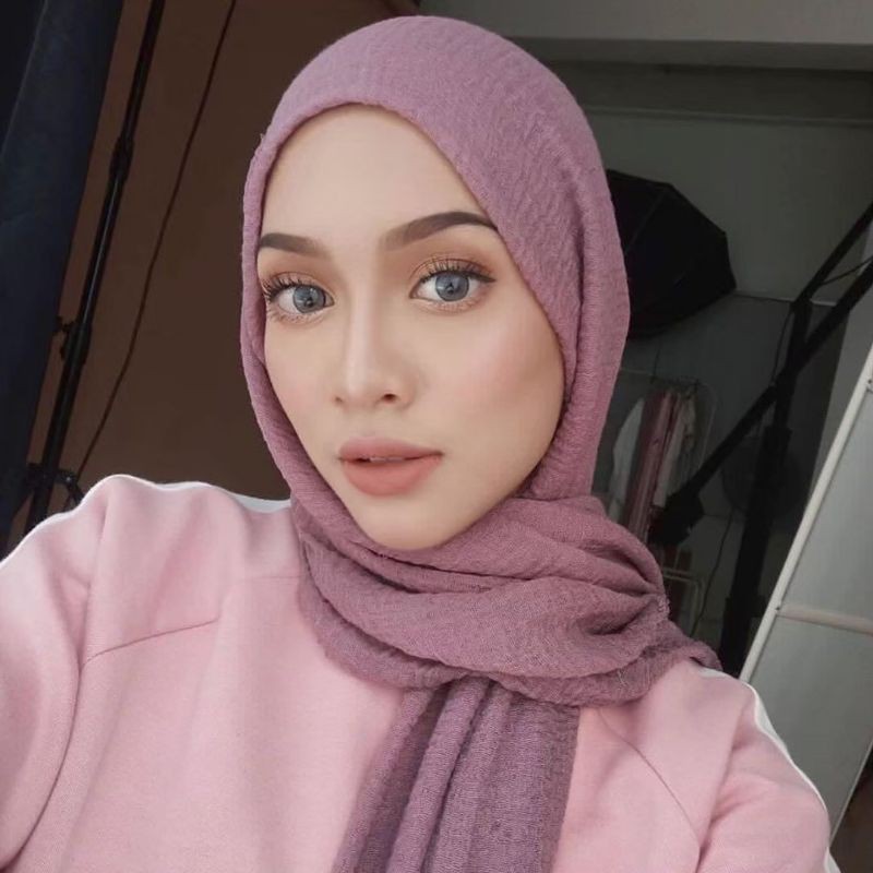 pashmina crincle (crincle shawl)