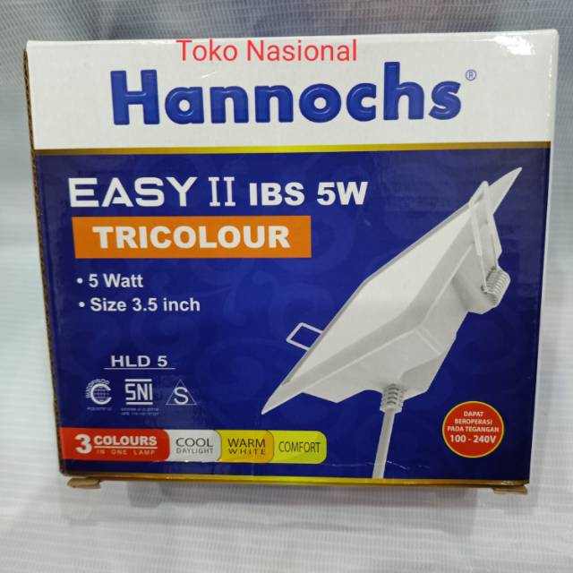 Lampu Hannochs Downlight 5w