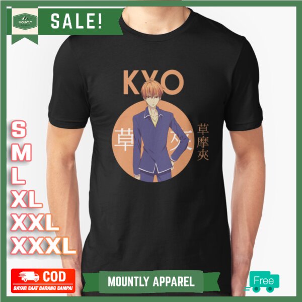 Kaos Baju Kyo Sohma Fruits Basket Circle Anime T-shirt Premium