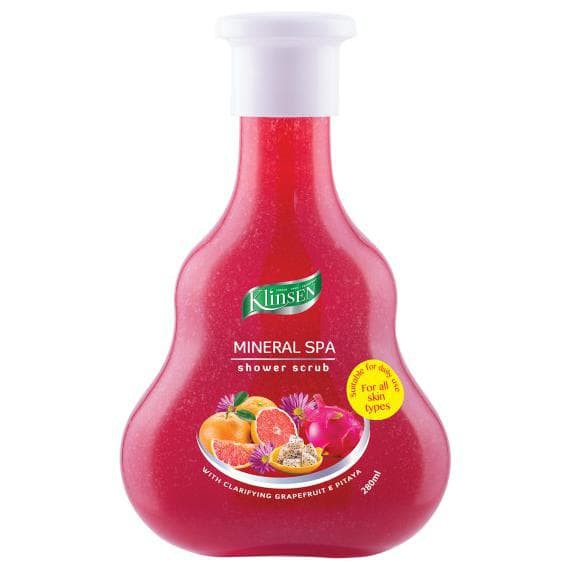 Klinsen Shower - Scrub Mineral Spa 280 ml / Sabun Mandi Cair