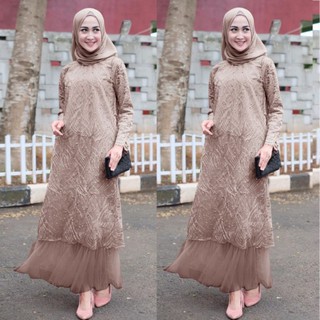 Harga Model Baju Gamis Brokat Terbaik Dress Muslim Fashion Muslim Juni 2021 Shopee Indonesia