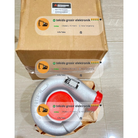 Turbocharger Caterpillar 320C / 320D / 5i7952 / 49179-02340