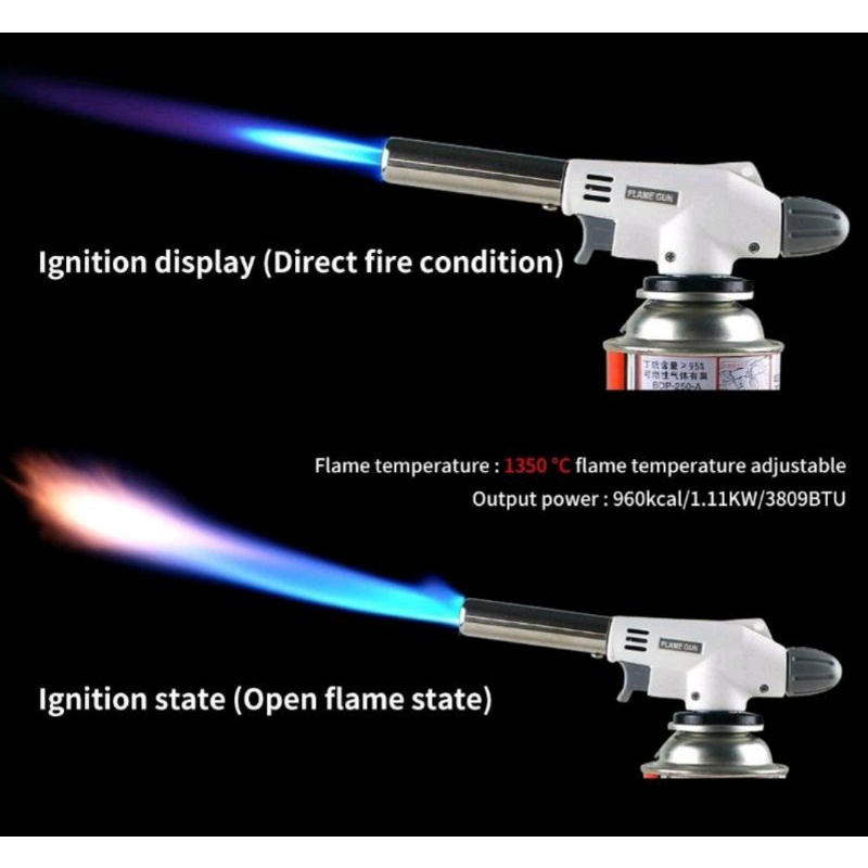 Flame Gun Kepala Las Gas Torch / Portable Gas Torch / BBQ Blow Torch / Flame Gun / Korek.