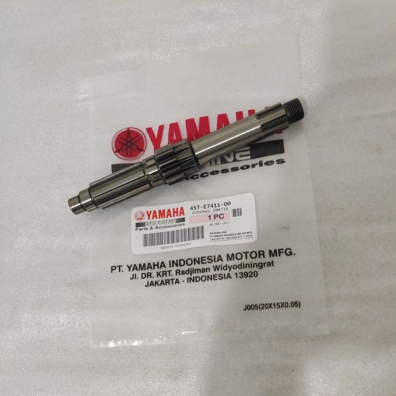 COD As Kopling gigi transmisi axle main mainshaft transmision Yamaha Vega lama - Jupiter Z - Vega R 