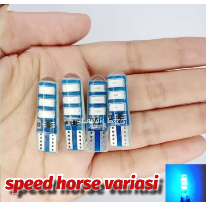 Harga 4pcs Lampu Senjelly Kedip Flash Lampu Senja sein jelly kedip STROBO T10 Bohlam Sein Jelly 6mata kedip Flash