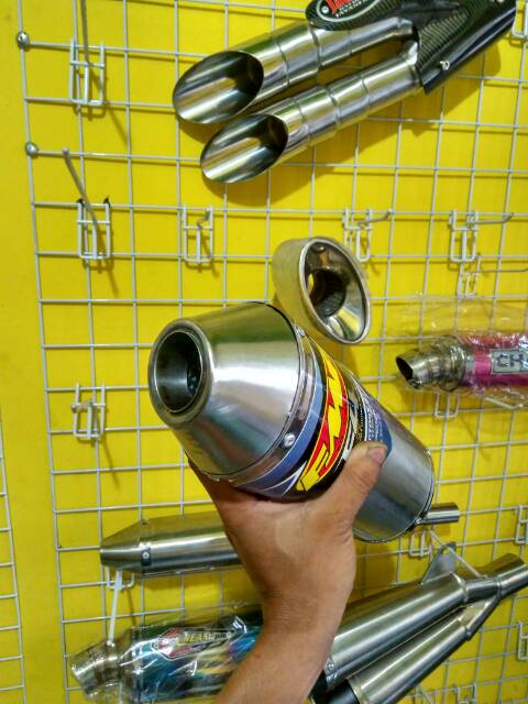 Knalpot FMF f4 KLX D-Tracker 150 CRF150 slencer only-1