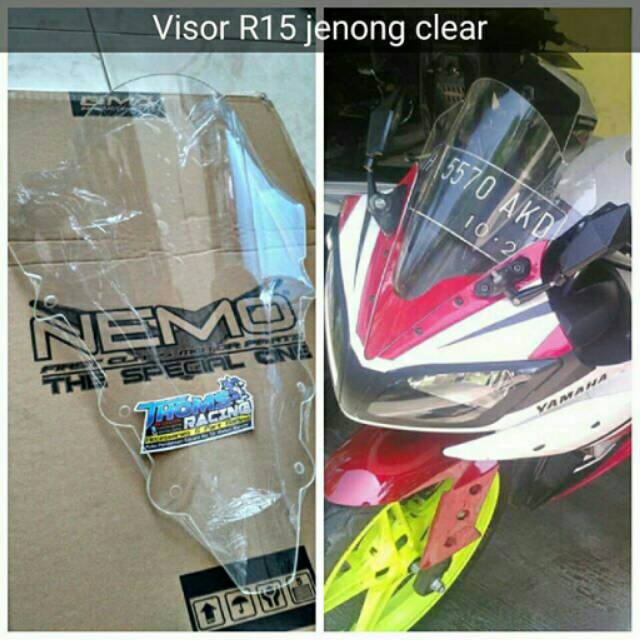 Visor r15 jenong clear