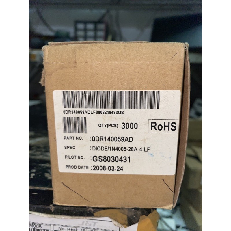 10pcs dioda 1n4005 original produk lama