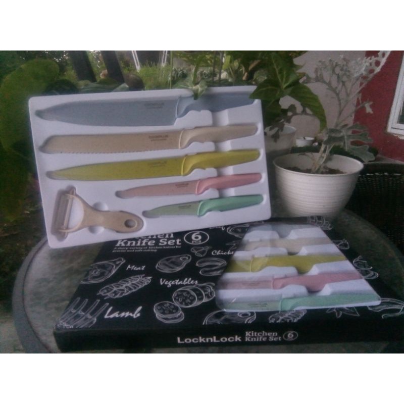 PISAU SET LOCK N LOCK / LOCK AND LOCK ISI 6 PCS
